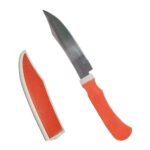 Ergonomic Design Knife with Protective Cover Multicolor, Comfortable Grip for Easy and Precise Cutting, for Everyday Use Single Pack