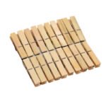 Multipurpose Wooden Heavy Clip (20 Pieces) for Clothespin Dryer, Hanger, Photo Paper Peg Pin, Craft Clips for School Arts Crafts Decoration