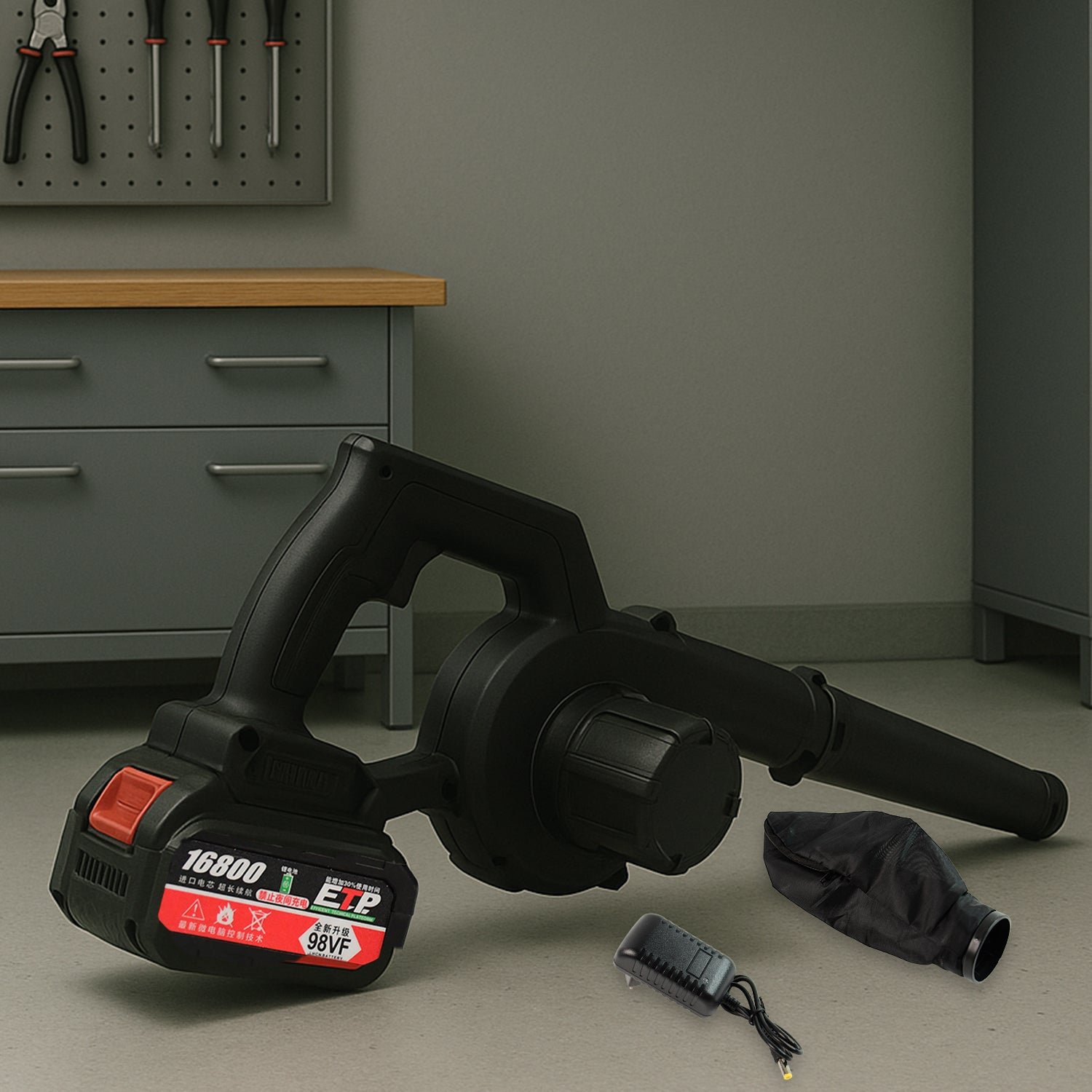 02_097ca602-0e9d-470c-950e-37547a200cc7.jpg Multi-Purpose Home and Garden Air Blower Kit with Collection Bag for Easy Cleaning - Image 1