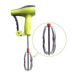 Power Free Manual Hand Blender with Stainless Steel Blades, Milk Lassi Maker, Egg Beater Mixer