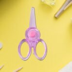 Single Child-Safe Plastic Scissor ? Safety Crafting Tool for Kids (Random Color) - Image 2