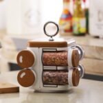 Storewell Plastic Spice Rack - Set of 8