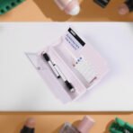 8-in-1 Multi-Function Compass Box Geometry Set | Pencil Case with Calculator, Mirror & Marker Pen | Complete School Stationery Kit - Image 2