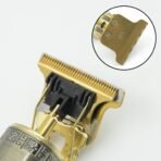 Men’s Hair Beard Trimmer Electric Clipper with Guide Combs, Oil Cleaning Brush - Image 4