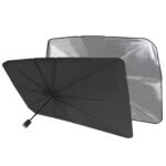 Foldable Car Windshield Sunshade for Heat & UV Protection ? Compact Sun Blocker for Front Windshield (1 Pc)