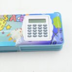 Double Sided Magnetic Geometry Box, Pencil Box with Calculator for Boys Art Plastic Pencil Box for Girls and Boys - Image 3