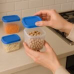 Glory Plastic Storage Container Box Set ? 4-Piece Airtight, Stackable Organizer for Kitchen, Pantry, Office & More - Image 3