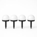 Dome Solar Garden Light Set (4 Pc) - Image 5
