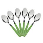 STAINLESS STEEL SPOON WITH COMFORTABLE GRIP DINING SPOON SET OF PCS - Image 2