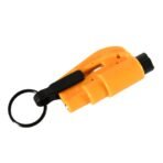 2 in Emergency Safety Cutter with Key Chain, Small Portable Handy Emergency Safely Glass Breaking Seat Belt Cutting Keychain Tool