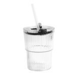 450 ML Transparent Plastic Cup Clear Reusable Drinking Glass for Juice, Water, Cold Beverages Durable Plastic Tumbler for Home, Parties, Events