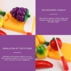 Dollura Plastic Fruits Veggies Exclusive Collection of Realistic Sliceable Fruits - Image 4