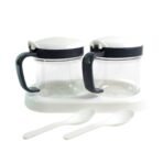 Multipurpose Pickle Container with Lid Leak-Proof, Airtight Jar for Pickles, Spices Condiments