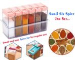 Set of Plastic Spice Jars Compact, Multicolour Design for Kitchen Storage Organization - Image 2