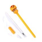 Cute Smiley Face Novelty Ballpoint Pen | Fun Spring Top Wobbly Pen | Black Ink Gag Gift & Office Desk Decor | Refillable Pen for Kids & Adults