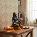 Lord Shiva Car Dashboard Idol - Meditating Shiv Ji Murti - Compact Resin Adiyogi Statue for Divine Protection, Peace & Spiritual Travel Gift - Image 2