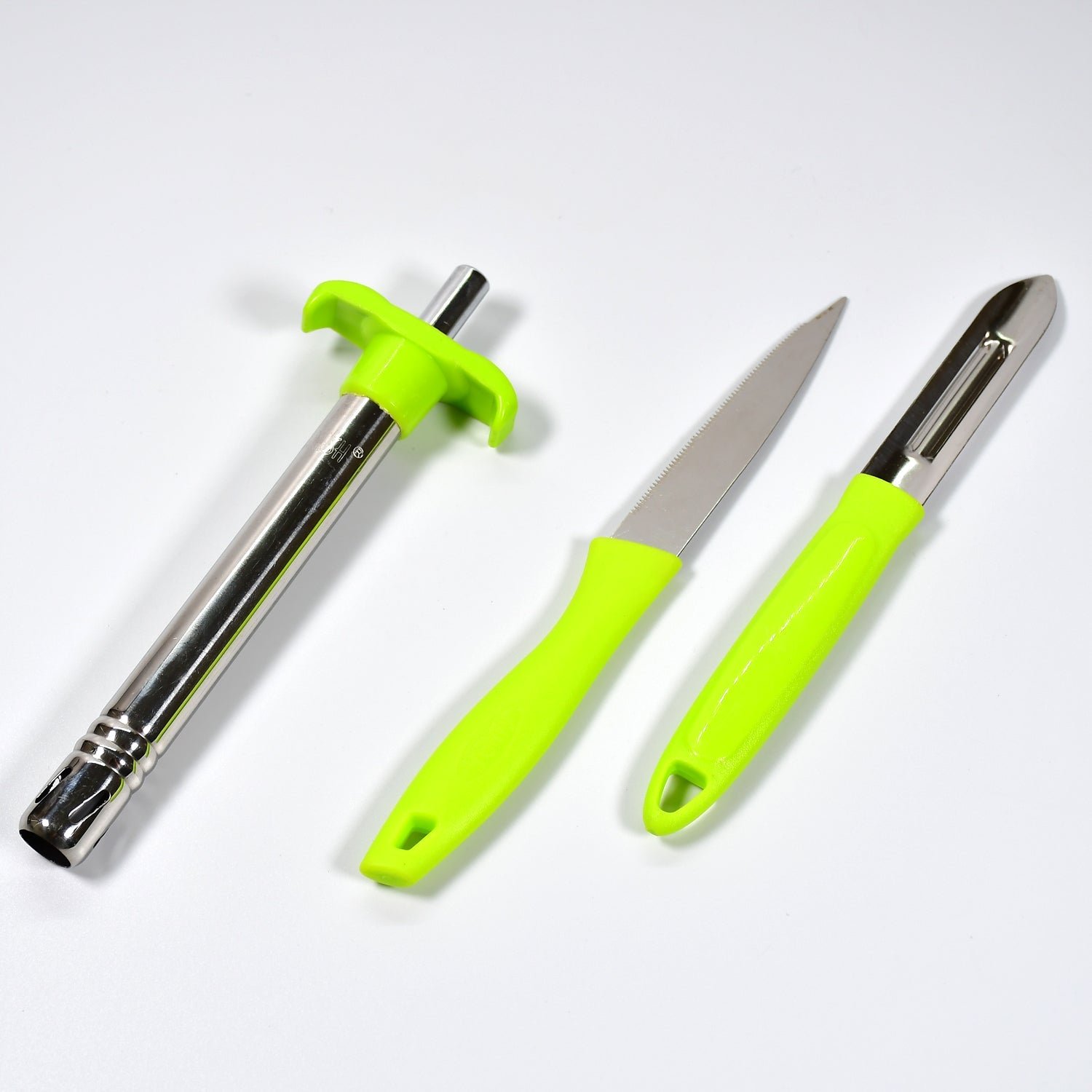 8_32912779-fc67-4a2b-84c9-8f054fe40f41_1500x1500.jpg Ganesh 3pc Lighter Cum knife and peeler. - Image 1