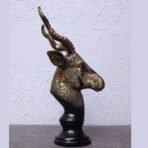 Deer Statue with Fawn Family - Boho Resin Animal Sculpture for Living Room, Entryway Table, or Rustic Home Decor - Image 5