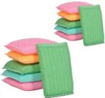 Scratch-Proof Kitchen Utensil Scrubber Pad (Pack of 12)  Durable and Effective for Safe, Scratch-Free Cleaning