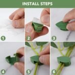 Plant Climbing Wall Clips - Support for Indoor/Outdoor (10 Pcs Set) - Image 6