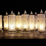 Big Flameless Melted Design Candles Set (12 pcs) - Image 6